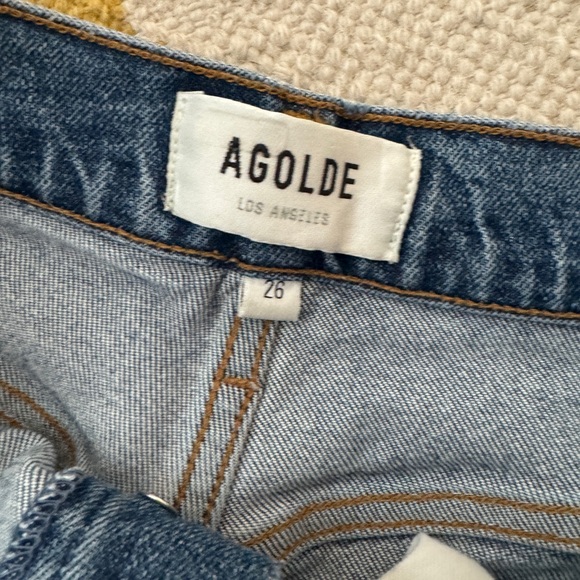 Agolde Riley High Rise Crop Jeans - Picture 3 of 6